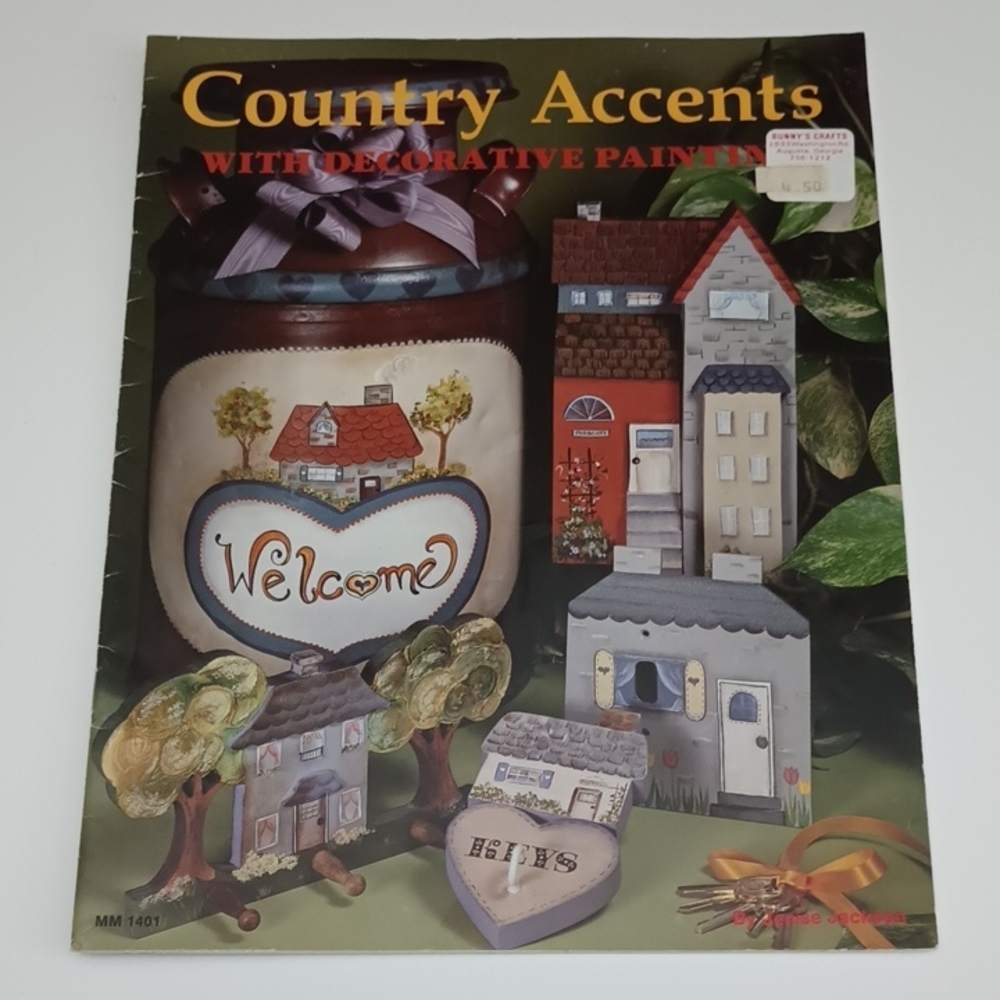 5/$15 VTG Country Accents With Decorative Painting Leisure Time Publishing ©1988